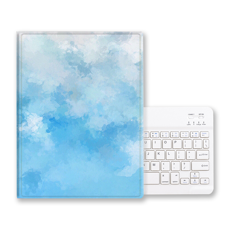 Bluetooth Keyboard Case Ultra Thin Magnetic Case Printed Heavy Duty for iPad Pro 11 2020