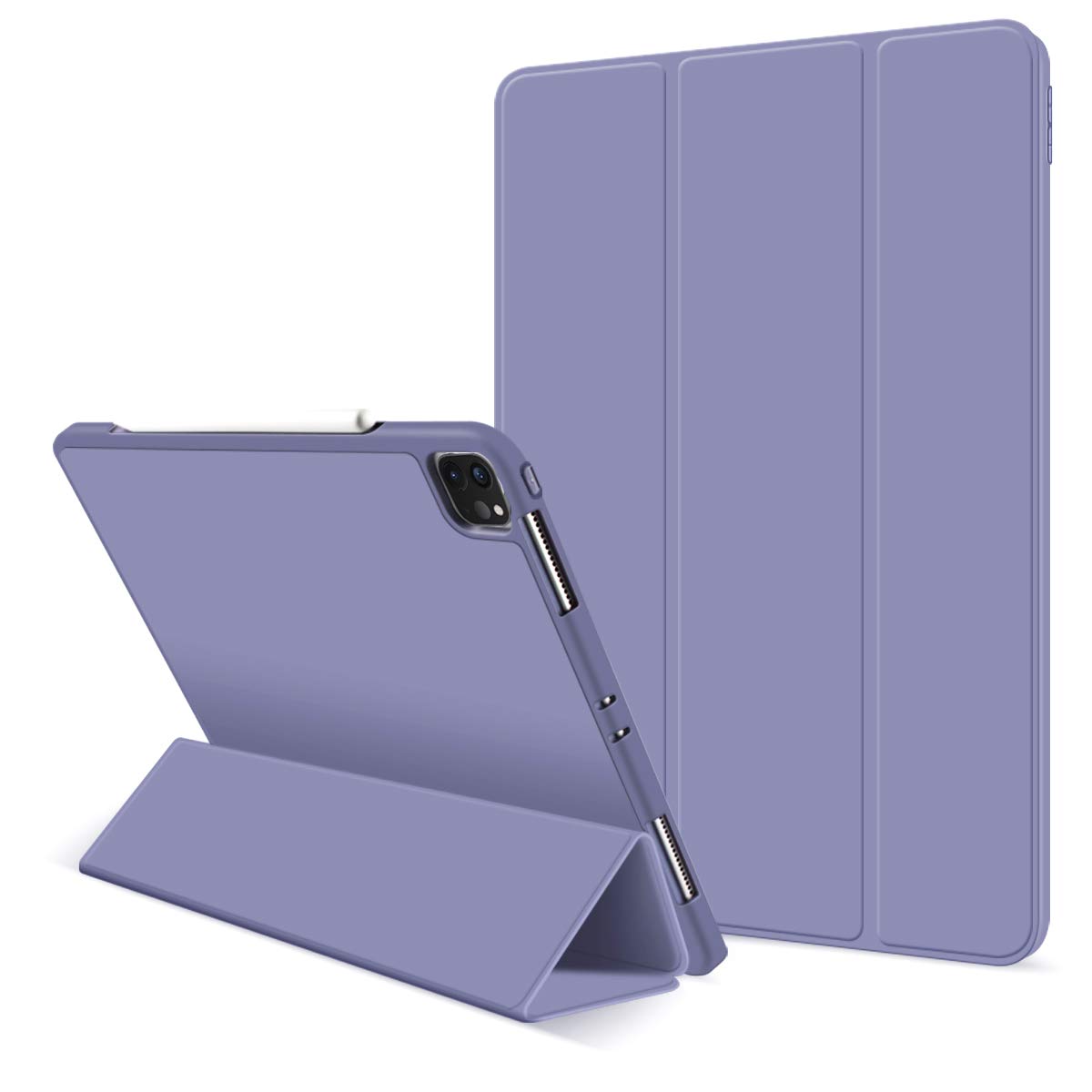  12.9 2020 Case Magnetic Tri-fold Tablet Case with Pencil Holder