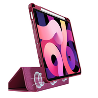 Detachable Aurora iPad Air 4 10.9 New Transparent Non Slip With Pencil Holder Cover Case