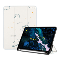 Lightweight SlimShell Cover with Translucent Frosted Back Case for iPad Pro12.9 2020