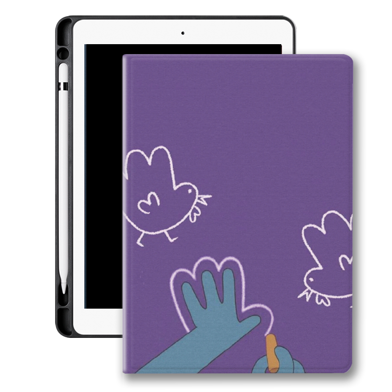 OEM/ODM Customize Cartoon Pencil Holder Case for Apple iPad Pro Air 10.5 Premium Shockproof Case