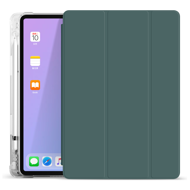 10.9 New Transparent Non Slip With Pencil Holder Cover Case for ipad 10.9 2020