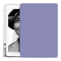 Transparent Pencil Case Soft TPU For Apple iPad 7 8 9 10.2 Inch