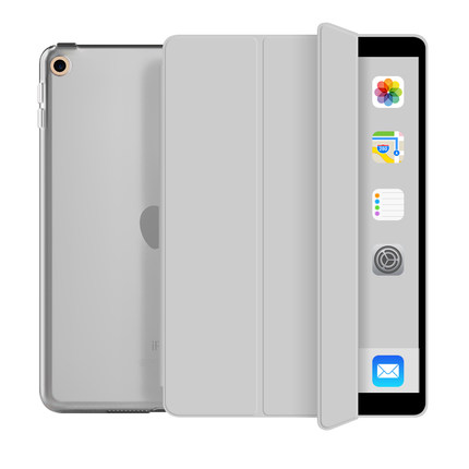 Trifold Hard PC And Soft Edge With Transparent Back Tablet Case For iPad Mini5 2019