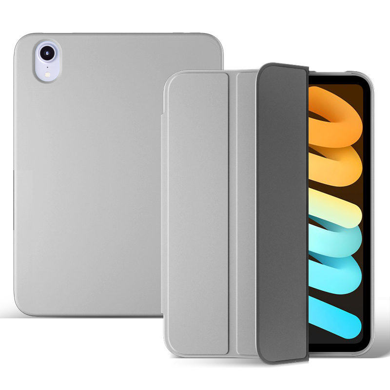 Mini 6 Tri Fold Soft TPU Back Cover Case for ipad apple Mini 6 case