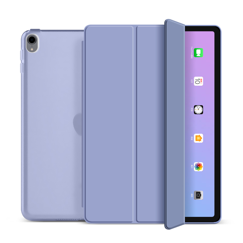 Anto Sleep Wake Functions With Hard Clear Back Cover For iPad Air4 10.9 Tablet Case